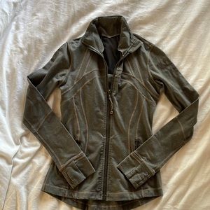 Grey Lululemon Zip Up in size 4